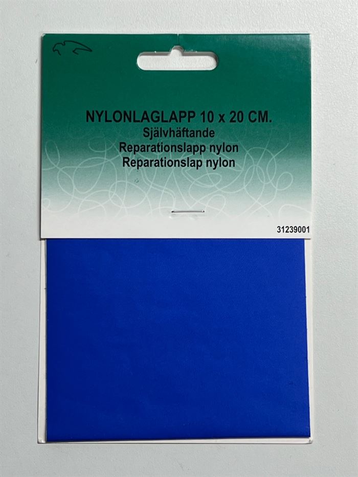 Nylon-lap/patch KOBOLTBLÅ
